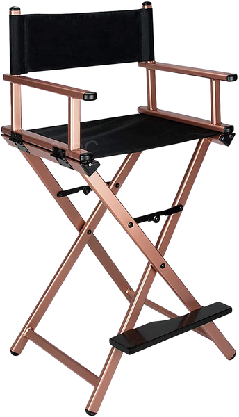 Professional Foldable Rose Gold Makeup Director Chair CH-002