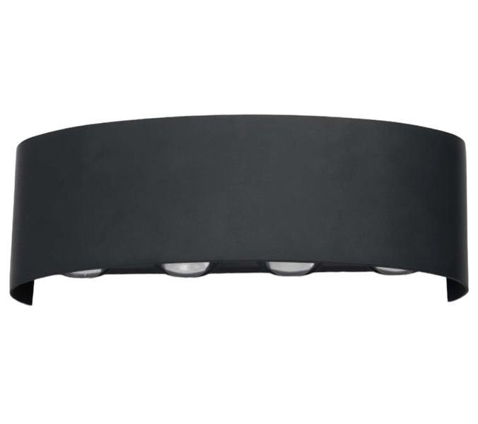 Decoration Indoor / Outdoor Wall lamp 4+4 Warm White Blk-MRUL