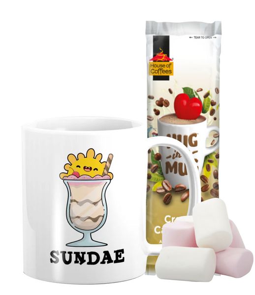 Pappa Joe Hug Mug with Marshmallows - Sundae