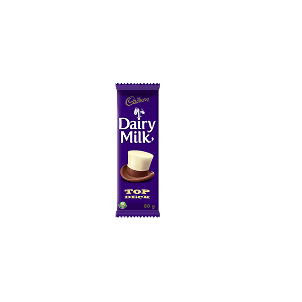 Cadbury Dairy Milk TOP Deck Chocolate (12 x 80g) Shop Today. Get it