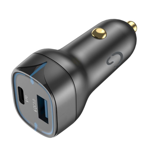 WINX POWER 52W Dual USB-C Fast Charge Car Charger - Black