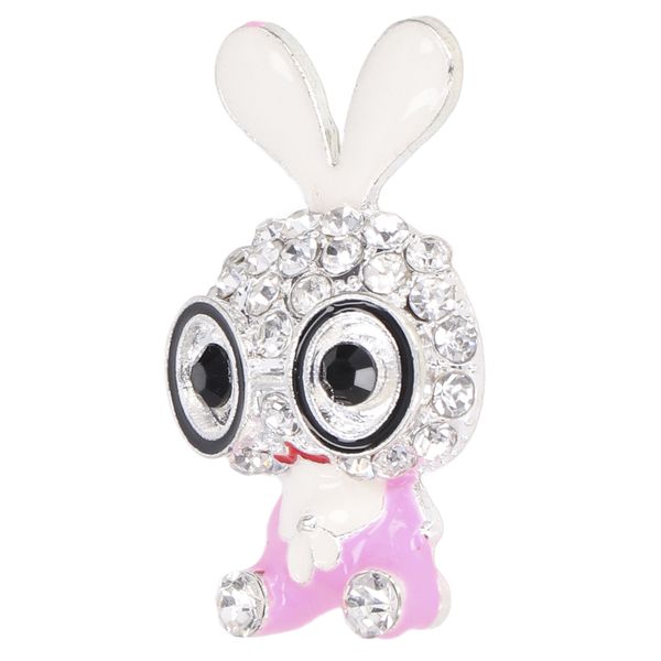 Bunny Decal Hairpins DIY Craft Set Pink
