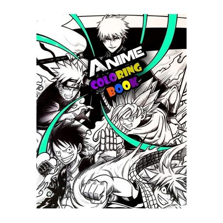 Anime coloring book: + 100 anime coloring book for adults and kids | Buy  Online in South Africa 
