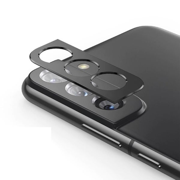 Techme Camera Lens Glass Cover for Samsung Galaxy S22 - Pack of 2 - Black