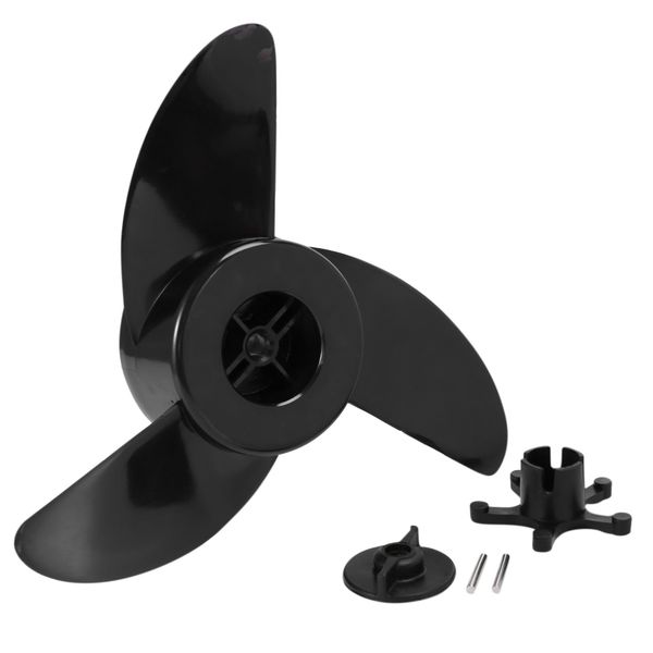 Boat 3-Blade Propellers Mount Nut Marine Dinghy Outboard Propeller