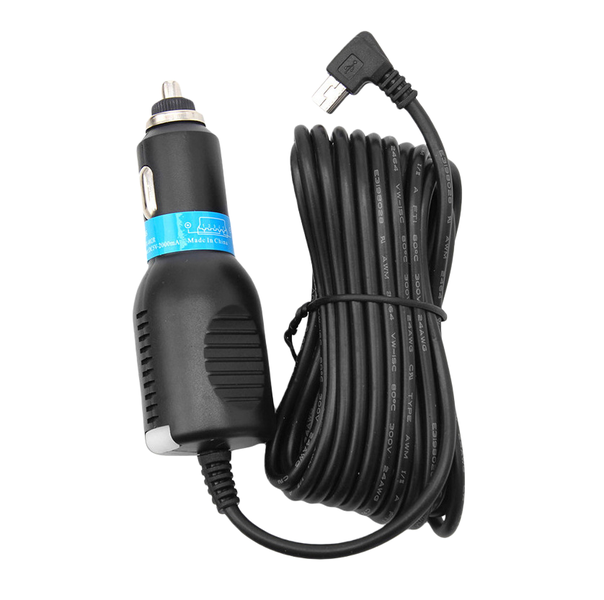 Car GPS Dash Cam Mini/Micro USB 5V-2A Vehicle Charger with 3.5m Cable