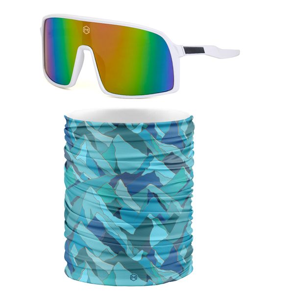 Sophie Moda- Ultralight Cycling Sunglasses Velocita + FUNNel Neck/Headwear