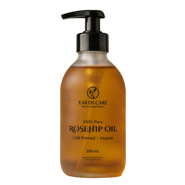 Pure Rosehip Oil - 100% Cold Pressed, Organic - 200ml