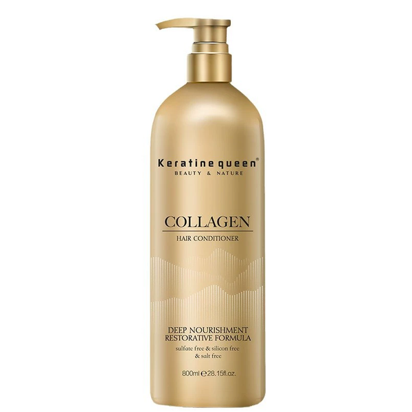 Keratine Queen Moisturizing Collagen Brazilian Gold Conditioner