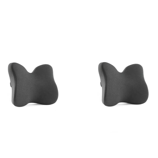 2 Pack-Lower back support pad Memory foam pad for office chair