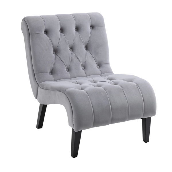 Penna Velvet Slipper Chair