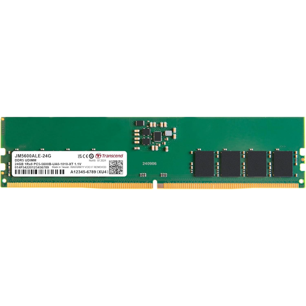 Transcend 24GB DDR5-5600MHz Unbuffered Long-DIMM Desktop RAM