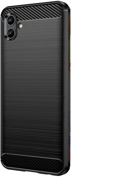 TUFF-LUV Carbon Style Case for Samsung Galaxy A04 - Black