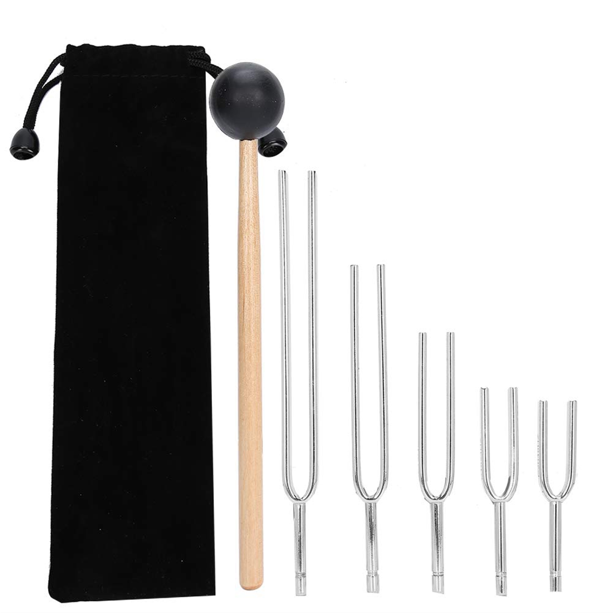 128HZ 256HZ 512HZ 1024HZ 2048HZ Tuning Fork Sound Healing Tool Set