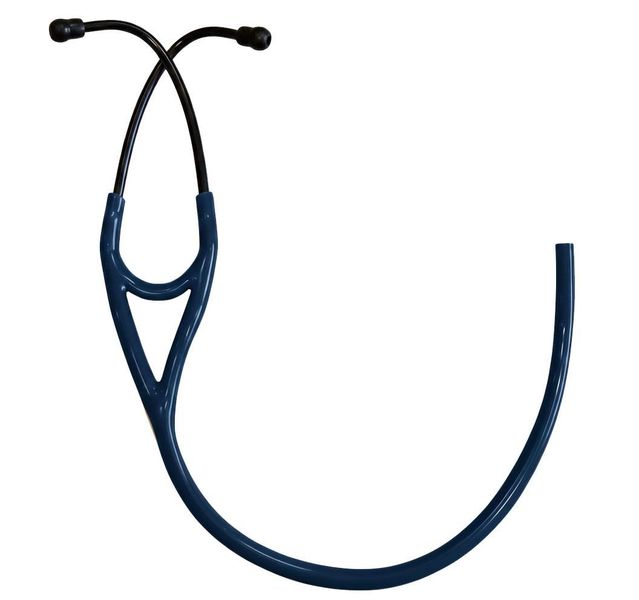 Cardiology Stethoscope Tubing Replacement - Gray with Black Coat