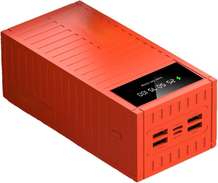 Carry On Container Power Bank 50000mAh 4 USB Type-C Micro LED Industrial