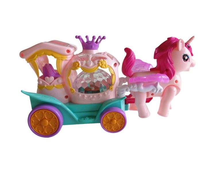 Unicorn (horse} with a chariot