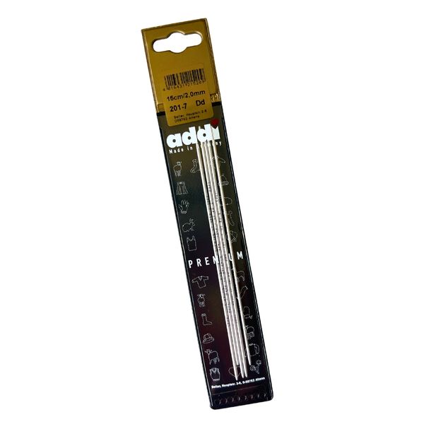 Addi Sock 15 cm Double Pointed Knitting Needles - 2,0 mm Width