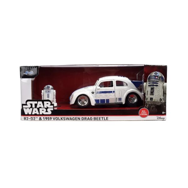 Jada Star Wars - R2-D2 with 1959 Volkswagen Drag Beetle - 1:24 Die-Cast