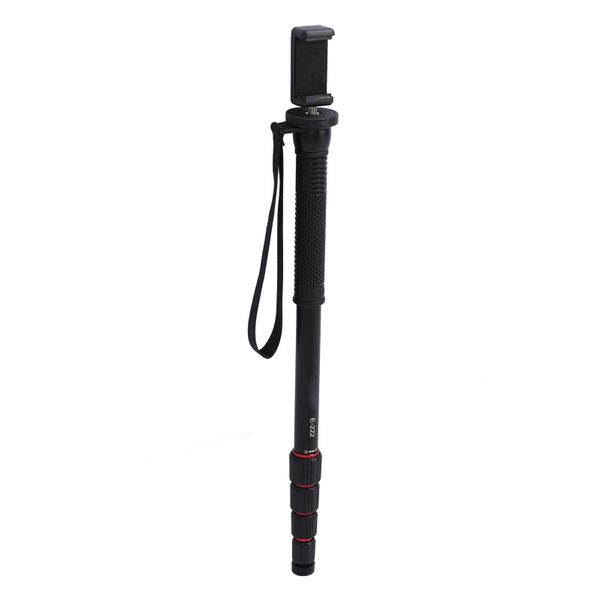 5-Section Monopod - 11lb load Compatible with DSLR/Action Cams