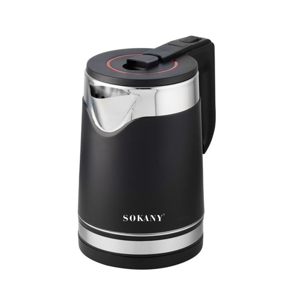 1.8L Sokany Tempus Dual Wall Cordless Stainless Steel Kettle 1800w