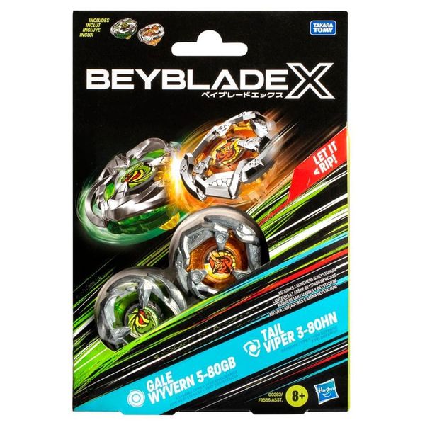Beyblade X Gale Wyvern N Tail Viper Top Dual Pack