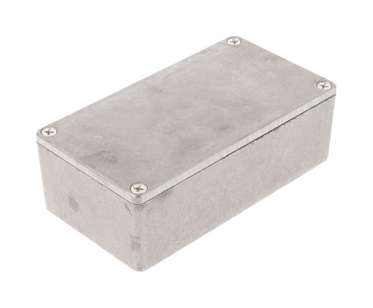 1590N1 Diecast Aluminium Unpainted Enclosure 121x66x39mm