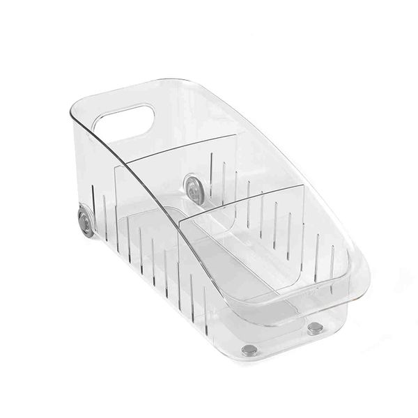 YouCopia RollOut 20cm Narrow Fridge Drawer - Clear