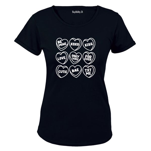 Valentine Messages - Ladies - T-Shirt