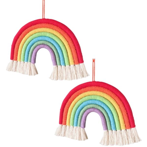 Wall Art Nordic Colourful Door Hanging Decoration Rainbows