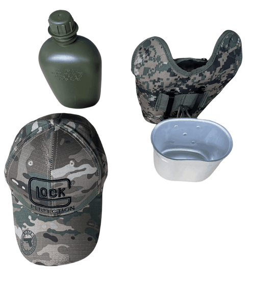 The Outdoor Cool Quench Combo, 1L Water Bottle With Pot and Hat