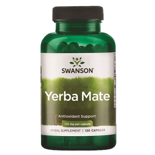 Swanson Yerba Mate 125 mg - 120 Capsules