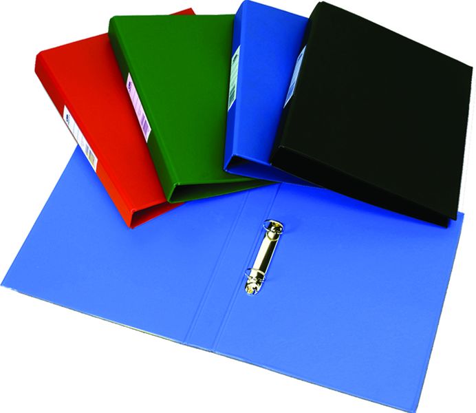 Croxley A4 Polypropylene Ringbinders Assorted Case of 10's