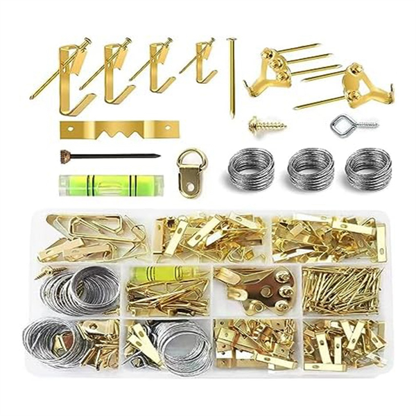 314 Pcs Picture Hanging Kit, Heavy Picture Hanging Hooks for Drywall