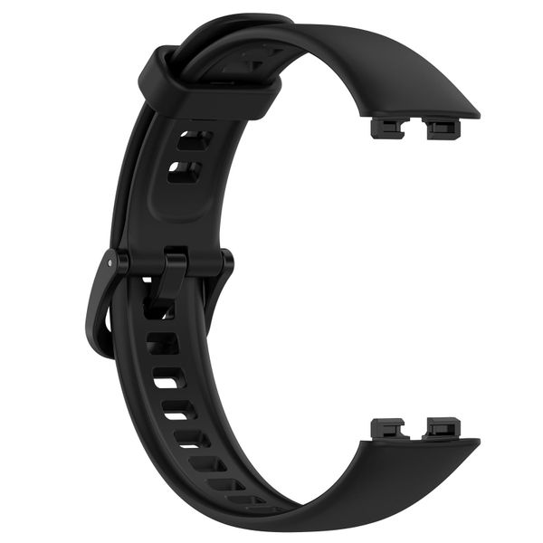 Silicone Strap Compatible with Huawei Band 8/9-Black