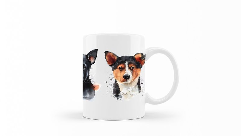 Karelian-Bear-Dog Printed Coffee Mug DSGN11