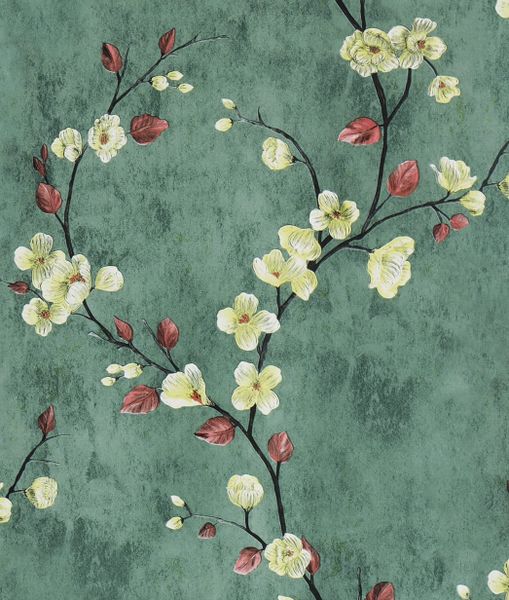Flower wallpaper peel and stick