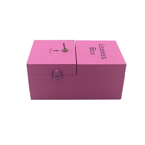 Useless Box Turns Itself Off Storage Box