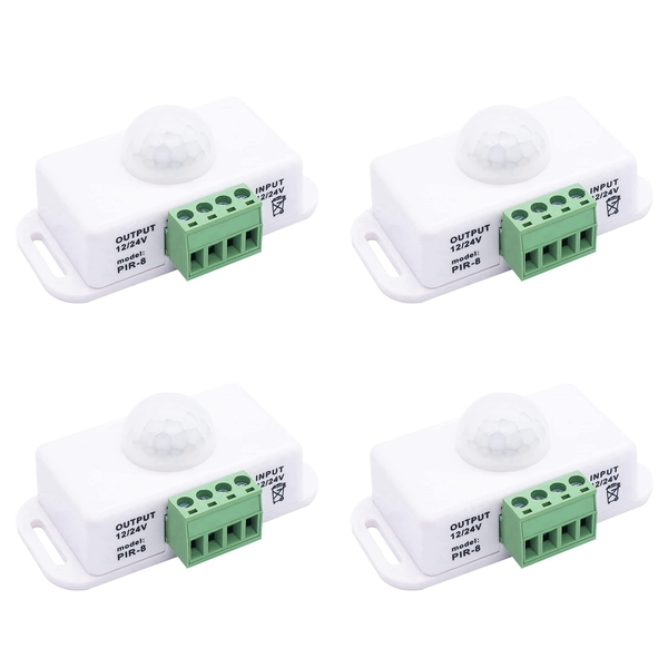 Dc 12V 24V Pir Motion Sensor Function Controller White For Led Strips