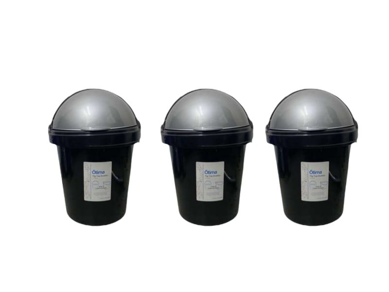 Flip Top Dustbin 12Ltr Set of 3 Shop Today. Get it Tomorrow