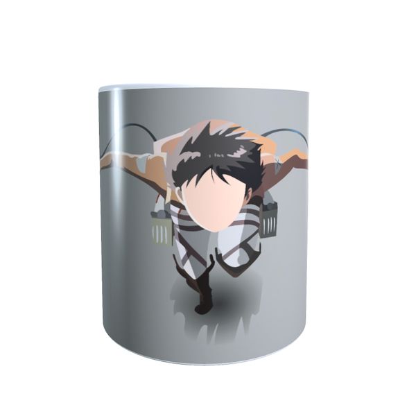 Levi Running Minimal - Attack on Titan Coffee Mug