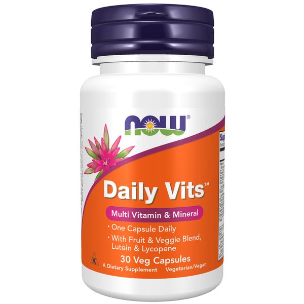 NOW Foods Daily Vits - 30 Veg Capsules