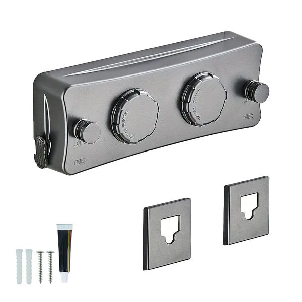 5.1m Indoor Double-line Retractable Invisible Clothesline