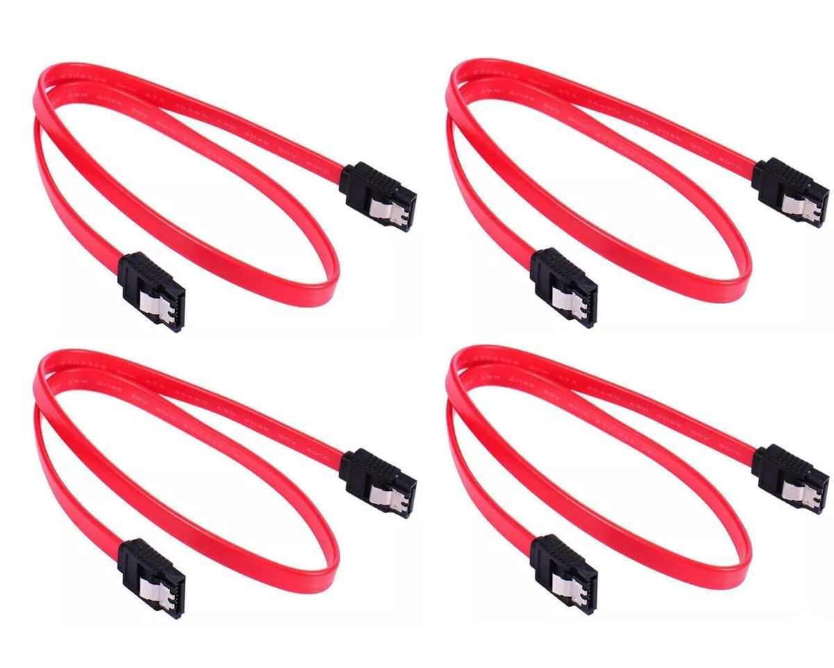 SATA Data Cable with Locking Latch Pack Of 4 Shop Today Get It 