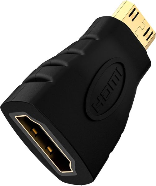 PTech Mini HDMI Male to HDMI Female Adapter