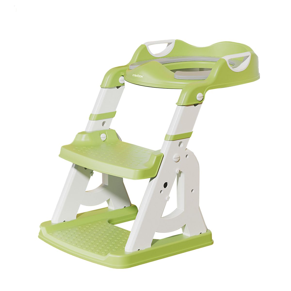Mix Box Foldable Height Adjustable Child Potty Training Toilet Seat Ladder