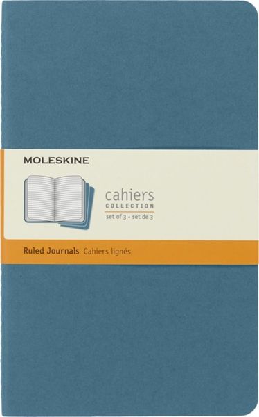 Moleskine Cahier Brisk Blue Large Ruled Journal