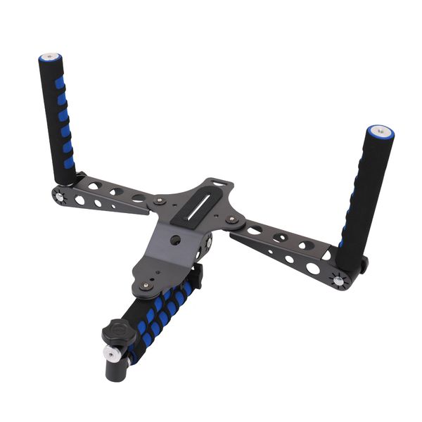Shoulder-Mounted DSLR Stabilizer System for Filmmaking