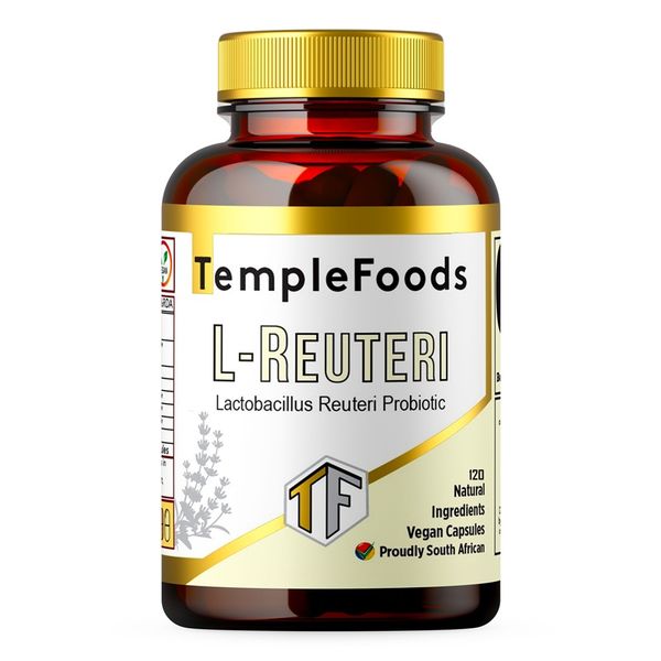 Temple Foods L-Reuteri Capsules. 60 Capsules