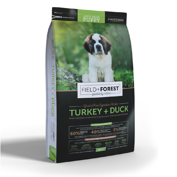 Field+Forest - Turkey + Duck Large Breed Puppy Food